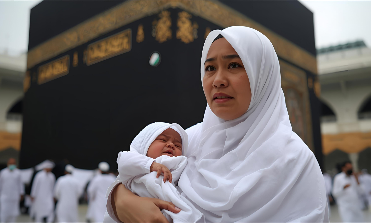 mengatur waktu ibadah dan menyusui di Tanah Suci